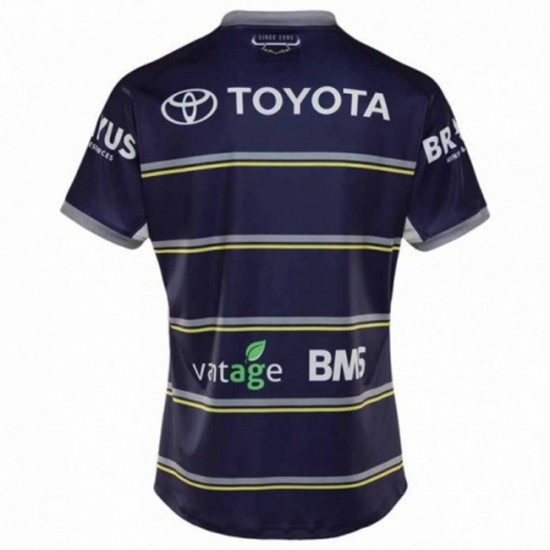 Camisola North Queensland Cowboys Rugby Equipamento Primeiro 2020 Manga Curta